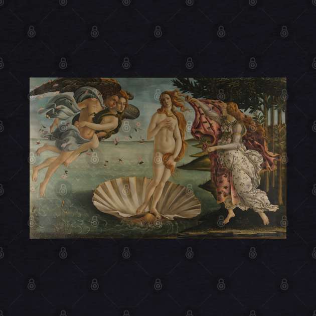 The birth of Venus (1480) by Sandro Botticelli by Comrade Jammy